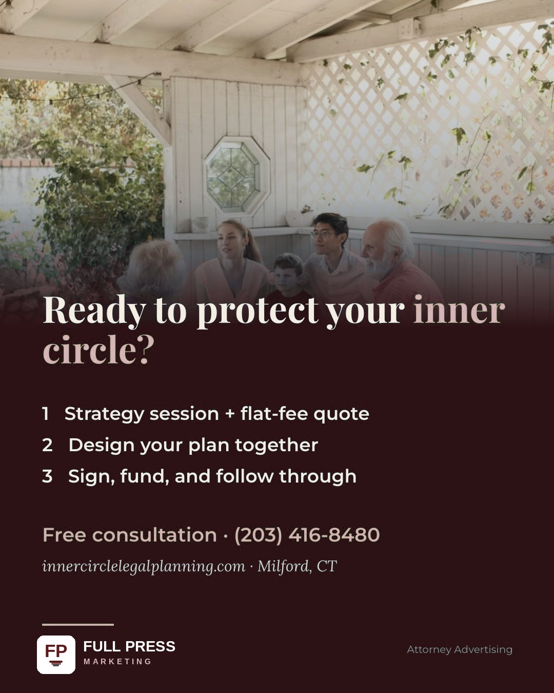 Client explainer series, slide 9 of 9: The best plan is the one you finish.